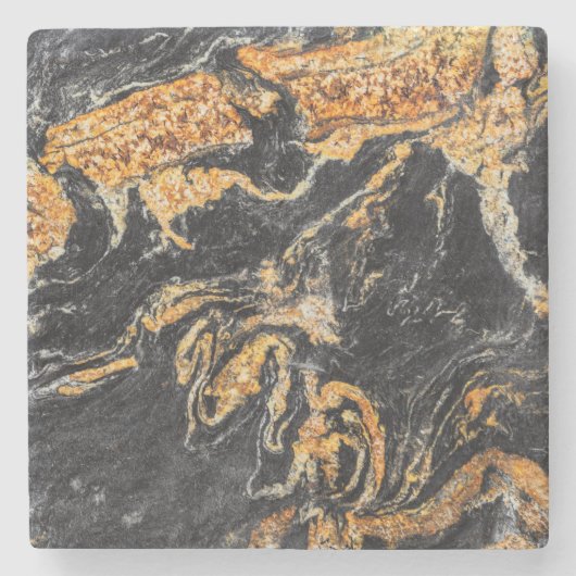 Granite Stone Pattern Stone Untersetzer (Vorderseite)