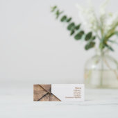 Granite Tiles Business Card Mini Visitenkarte (Stehend Vorderseite)