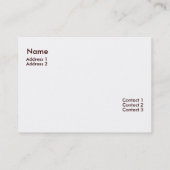 Granite Tiles Business Card Visitenkarte (Rückseite)