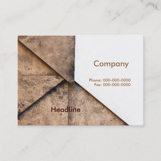 Granite Tiles Business Card Visitenkarte (Vorderseite)