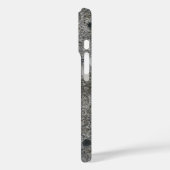 Granitfelsen grau mit grünem Moos Case-Mate iPhone Hülle (Rückseite / Links)