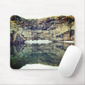 Granitfelswand Reflektion #1 Natur Mousepad (Mit Mouse)