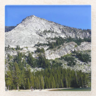 Granitgebirge am Tenaya-See, Yosemite, CA Glasuntersetzer