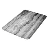 Granitmarmor | abstraktes Steinmuster Badematte (Schrägansicht)