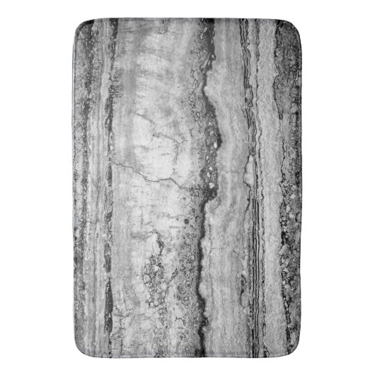 Granitmarmor | abstraktes Steinmuster Badematte (Vorderseite Vertikal)