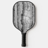 Granitmarmor | abstraktes Steinmuster Pickleball Schläger (Rückseite)