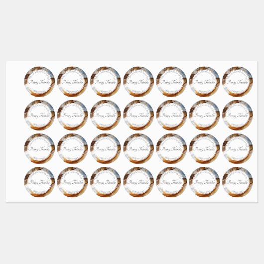 Granitplatte Etiketten (Blatt)