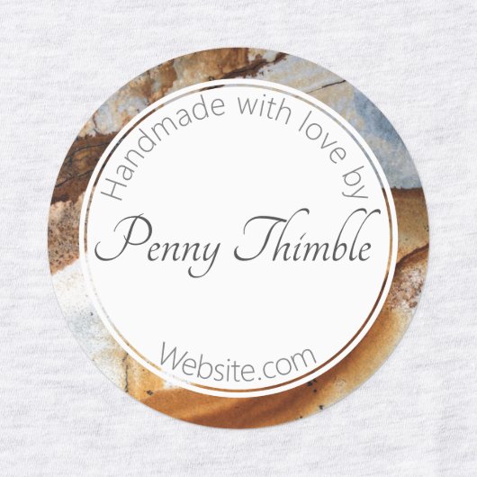 Granitplatte Etiketten (Design 2)