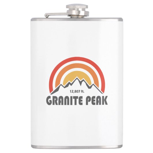 Granitspitze Flachmann (Vorderseite)