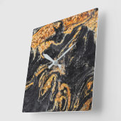 Granitsteinmuster Acrylmauer-Uhr Quadratische Wanduhr (Winkel)