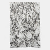 Granitstruktur | Hintergrund aus schwarzem Marmor Handtuch (Vertikal)