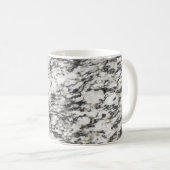Granitstruktur | Hintergrund aus schwarzem Marmor Kaffeetasse (VorderseiteRechts)