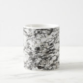 Granitstruktur | Hintergrund aus schwarzem Marmor Kaffeetasse (Mittel)