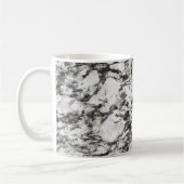 Granitstruktur | Hintergrund aus schwarzem Marmor Kaffeetasse (Links)