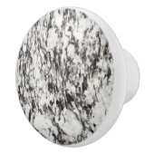 Granitstruktur | Hintergrund aus schwarzem Marmor Keramikknauf (Rechts)