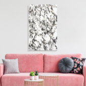 Granitstruktur | Hintergrund aus schwarzem Marmor Leinwanddruck (Insitu (Wohnzimmer))