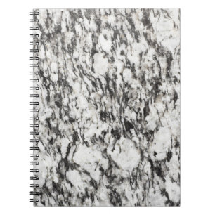 Granitstruktur   Hintergrund aus schwarzem Marmor Notizblock