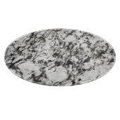 Granitstruktur| Hintergrund aus schwarzem Marmor Schneidebrett (Ecke)