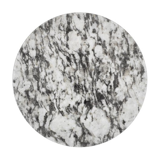 Granitstruktur| Hintergrund aus schwarzem Marmor Schneidebrett (Vorderseite)