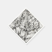 Granitstruktur | Hintergrund aus schwarzem Marmor Serviette (Ecke)