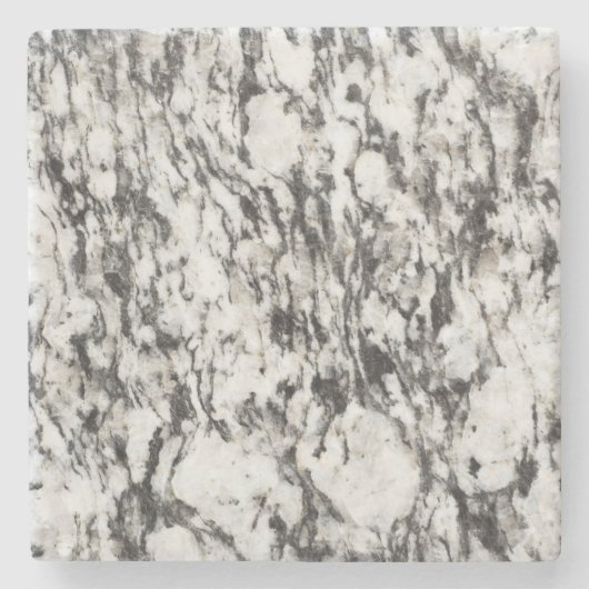 Granitstruktur | Hintergrund aus schwarzem Marmor Steinuntersetzer (Vorderseite)