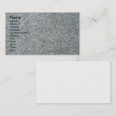 Granitstruktur Visitenkarte (Vorne/Hinten)