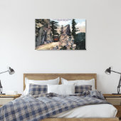 Granittor-Ansicht Leinwanddruck (Insitu (Schlafzimmer))