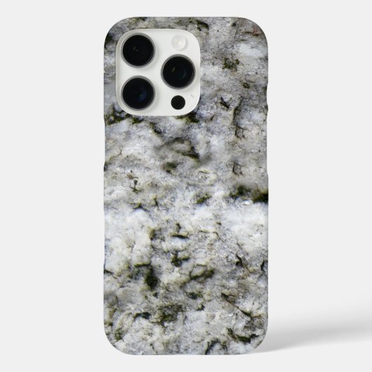 Granitweißer Felsen Case-Mate iPhone Hülle (Rückseite)