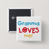 Granma Lieben T - Shirt und Geschenke Button (Vorne & Hinten)