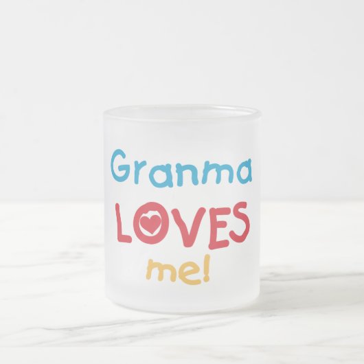Granma Lieben T - Shirt und Geschenke Mattglastasse (Mittel)