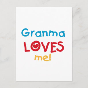 Granma Lieben T - Shirt und Geschenke Postkarte