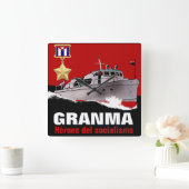 GRANMA QUADRATISCHE WANDUHR (Zuhause)