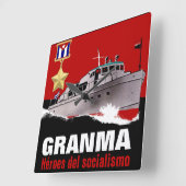 GRANMA QUADRATISCHE WANDUHR (Winkel)