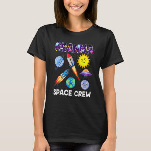 Granma Space Crew Granma des Geburtstags Boy Astro T-Shirt