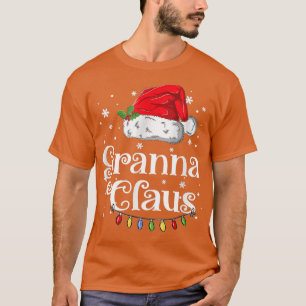 Granna Claus Christmas Pajama Familie Matching Xma T-Shirt