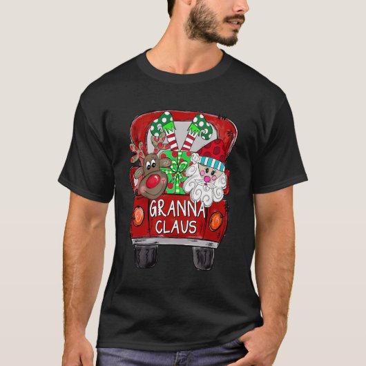 Granna Claus Christmas T-Shirt (Vorderseite)