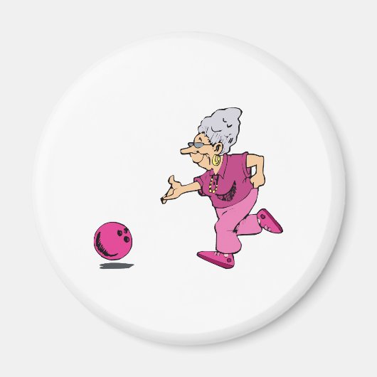 Grannies Bowling Liga Magnet (Vorne)