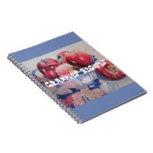 Grannies Rezepte Red Apples WasserfarbenNotebook Notizblock (Rechte Seite)