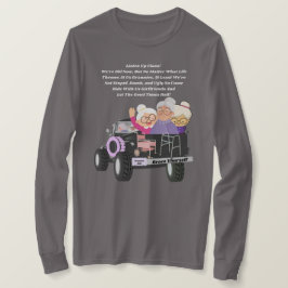 Grannies Ride Gray Long Sleeve T - Shirt