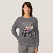 Grannies Ride Gray Long Sleeve T - Shirt (Vorne ganz)