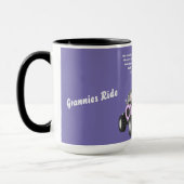 Grannies Ride Two Tone Coffee Tasse (Links)