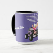 Grannies Ride Two Tone Coffee Tasse (Vorderseite Links)