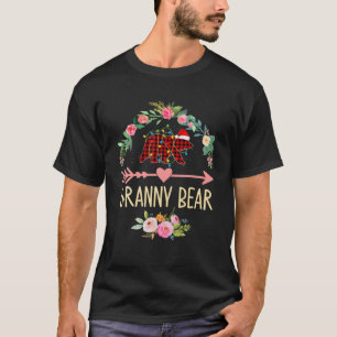 Granny Bear Xmas Familie Weihnachten Pajama Red Ka T-Shirt
