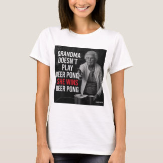 Granny Beer Pong, T - Shirt
