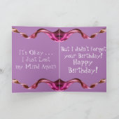 Granny Birthday Card Karte (Innenseite)