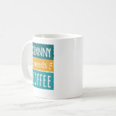 Granny braucht Kaffee-Tasse Kaffeetasse (Vorderseite Links)