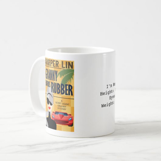Granny Burns Rubber von Harper Lin Book Cover Tass Kaffeetasse (Vorderseite Links)