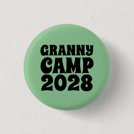 Granny Camp Retro Grüner Text Button