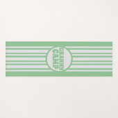 Granny Camp Retro Grüner Text Yogamatte (Vorderseite (Horizontal))