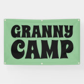 Granny Camp Retro Text Banner (Horizontal)